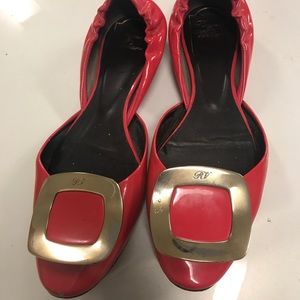 Roger vivier flats pink size 35